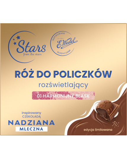 Stars from the stars WEDEL NADZIANA Róż rozświetlający 01 harmonijny blask, 3,3 g