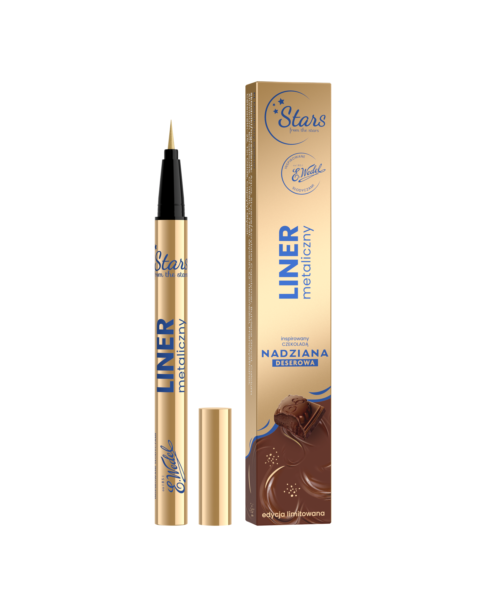 Stars from the stars WEDEL NADZIANA Eyeliner metaliczny 01 złoty, 1,2 g