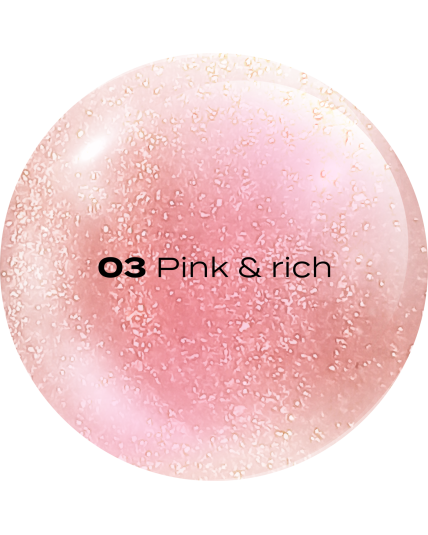Stars from the stars GLOSSPHERE top coat do ust 03 pink & rich, 8 g