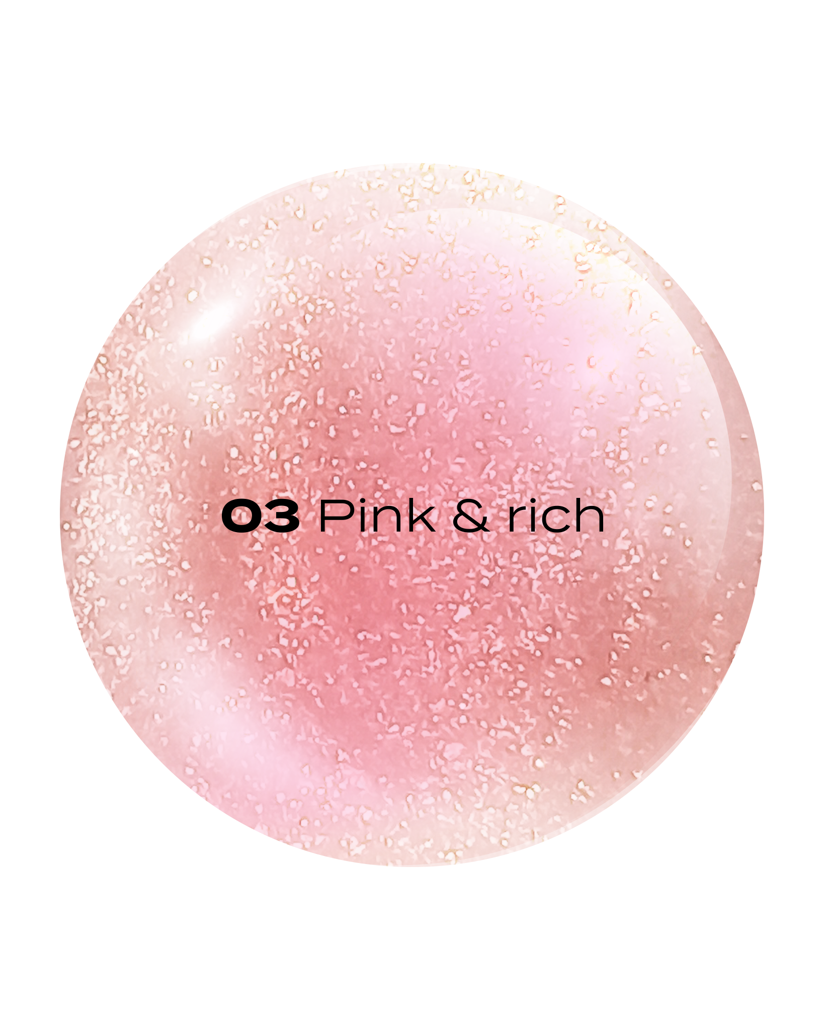 Stars from the stars GLOSSPHERE top coat do ust 03 pink & rich, 8 g
