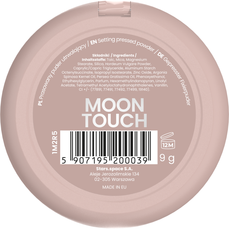 Stars from the stars MOON TOUCH puder prasowany utrwalający, 9 g