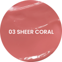 Stars from the stars Flowy lip veil nabłyszczający balsam do ust 03 Sheer Coral, 2g