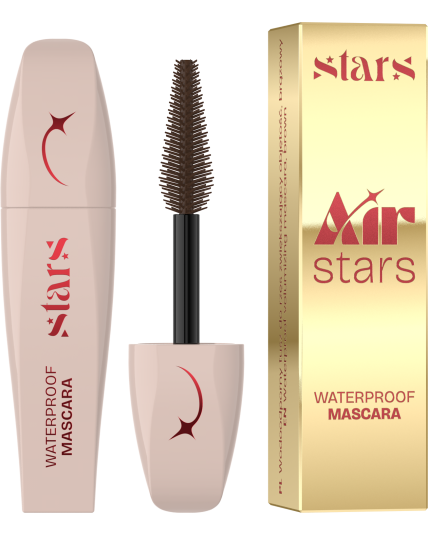 Stars from the stars AIR STARS wodoodporny mini tusz do rzęs 02 Brown, 4 g