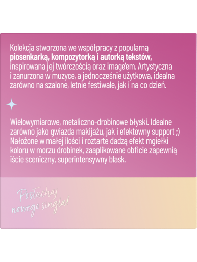 Stars from the stars BRYSKA błyszczący cień do powiek 01 Jinx 1,9g