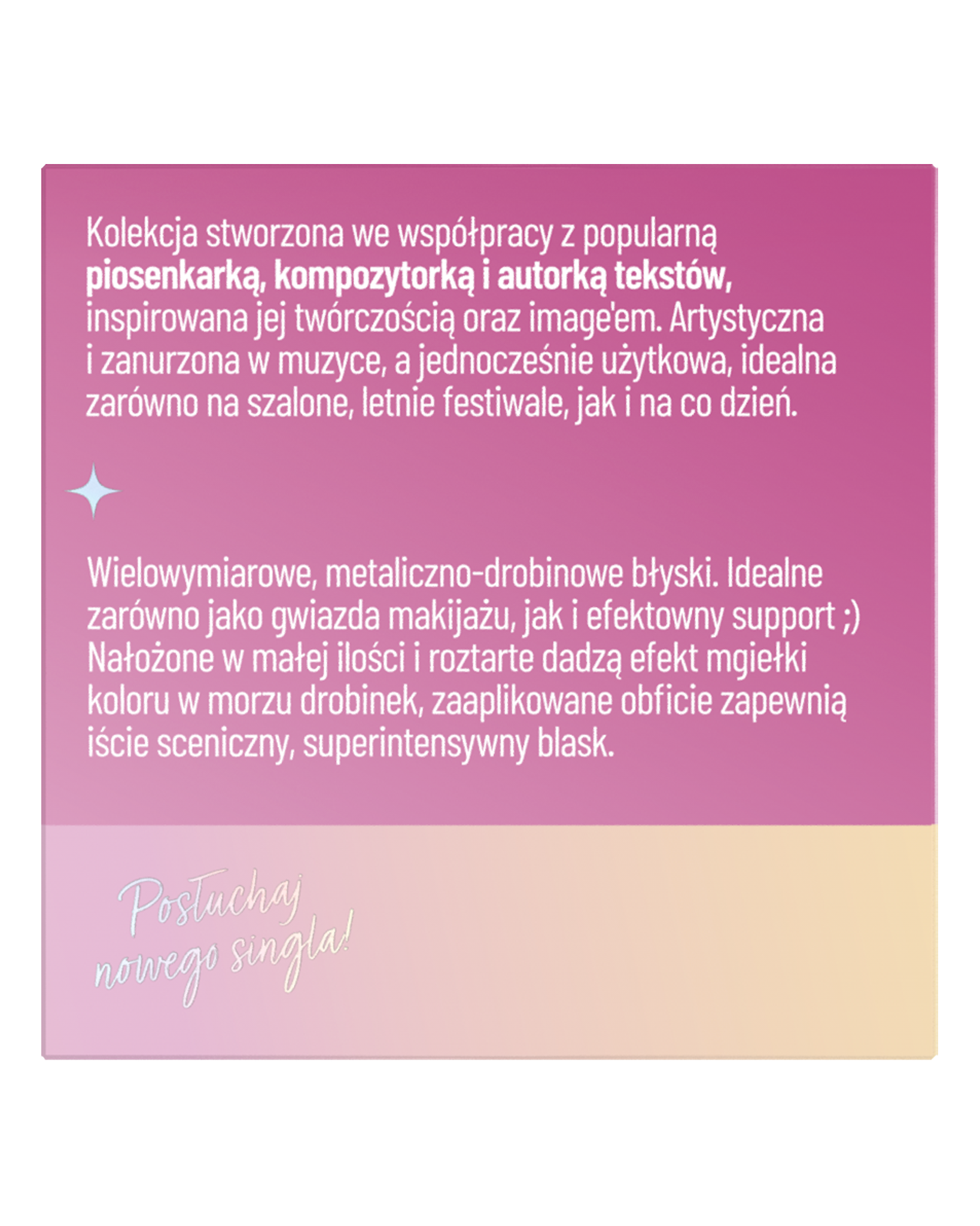 Stars from the stars BRYSKA błyszczący cień do powiek 01 Jinx 1,9g
