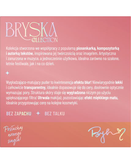 Stars from the stars BRYSKA puder sypki wygładzająco-matujący 01 Czuję się jak duch 7,6g