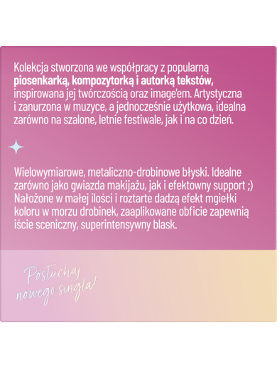 Stars from the stars BRYSKA błyszczący cień do powiek 04 Niezapominajka 1,9g