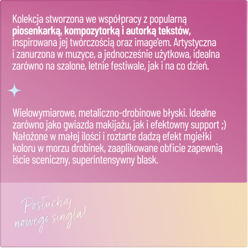 Stars from the stars BRYSKA błyszczący cień do powiek 03 Spadająca gwiazda 1,9g