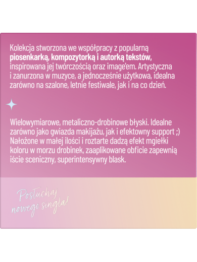Stars from the stars BRYSKA błyszczący cień do powiek 03 Spadająca gwiazda 1,9g