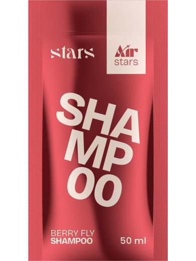 Stars from the stars AIR STARS szampon chelatujący do włosów Berry Fly, 50 ml - CUKIEREK