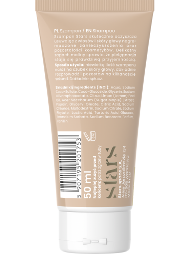Stars from the stars AIR STARS szampon chelatujący do włosów Berry Fly, 50 ml - CUKIEREK
