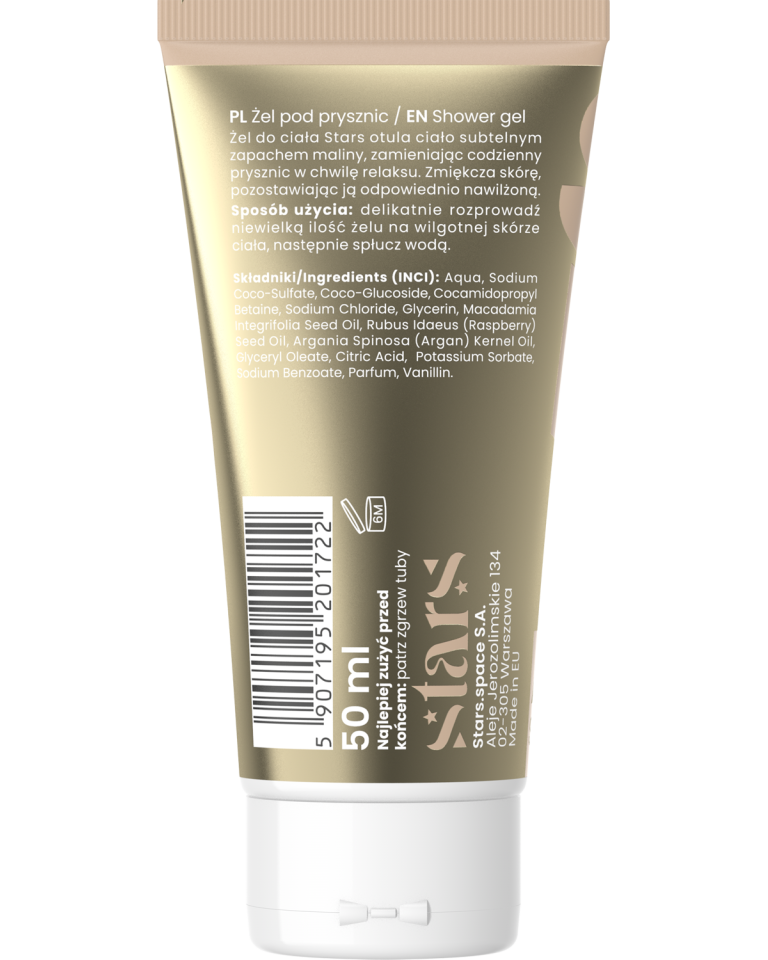 Stars from the stars AIR STARS żel pod prysznic Berry Fly, 50 ml - CUKIEREK