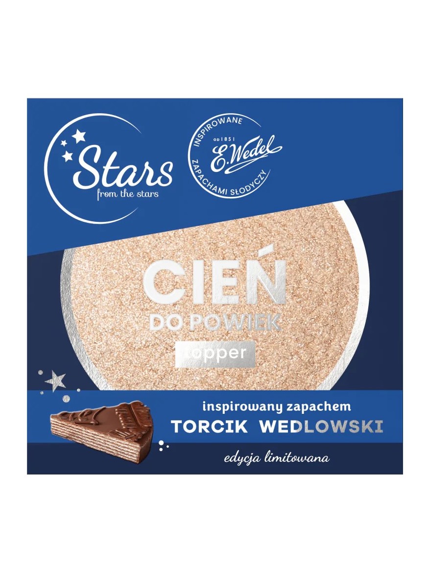 Stars from the stars WEDEL cień - topper do oczu 02 olśniewający, 3,2 g - TESTER
