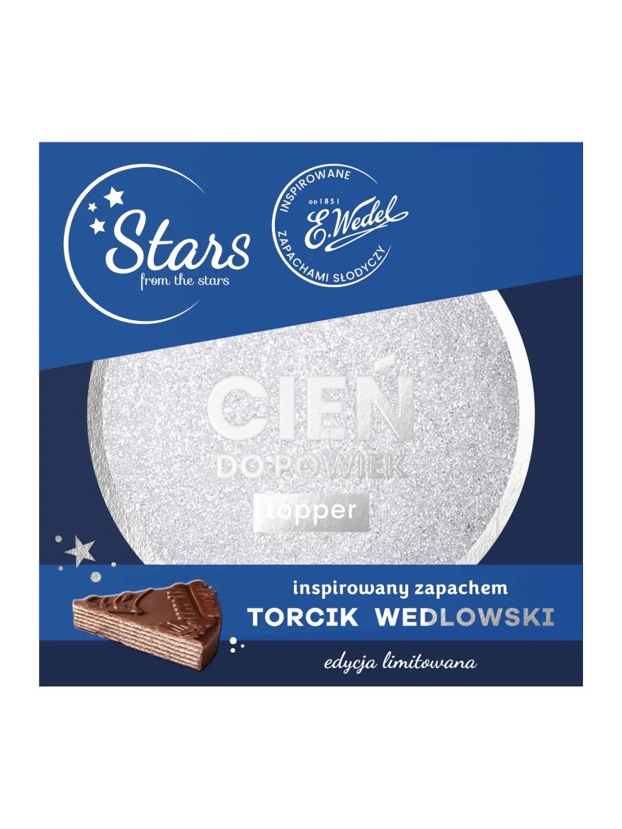 Stars from the stars WEDEL cień - topper do oczu 01 zachwycający, 3,2 g - TESTER