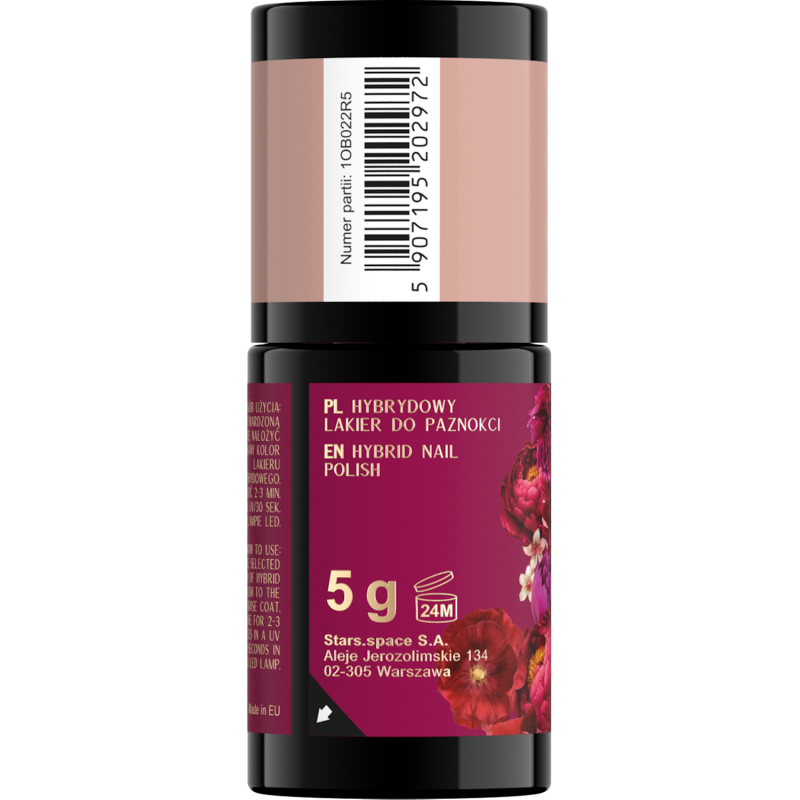 Stars OTTERNITY Hybrydowy lakier do paznokci 02 Lolitta Otternita, 5g
