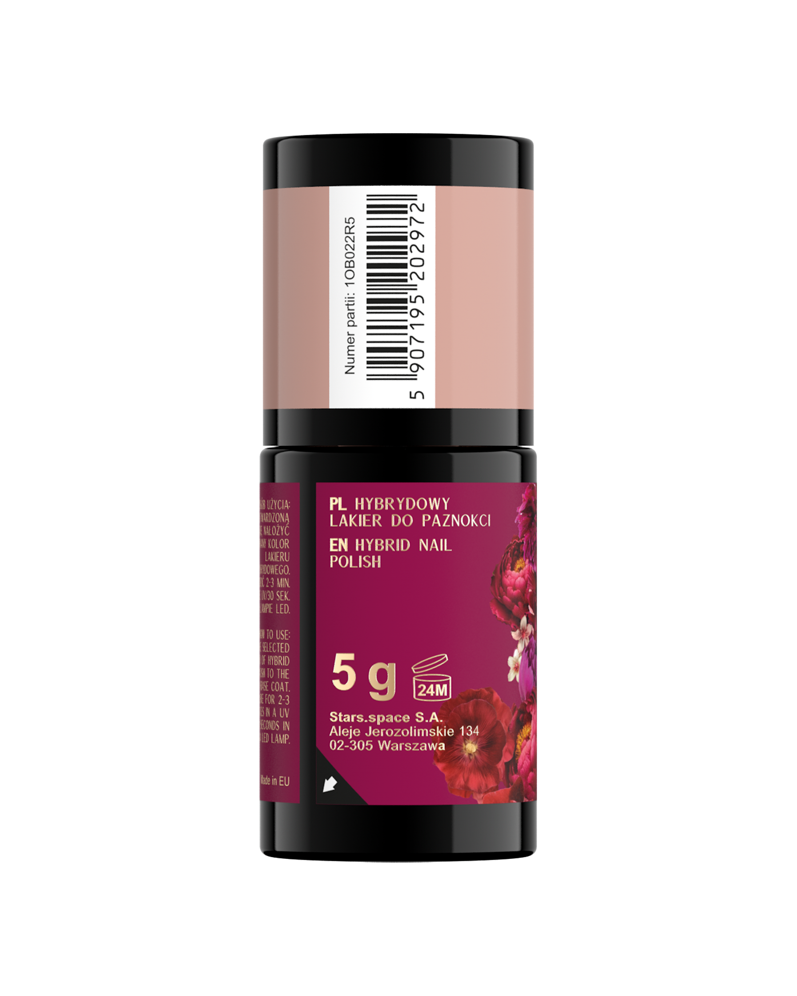 Stars OTTERNITY Hybrydowy lakier do paznokci 02 Lolitta Otternita, 5g