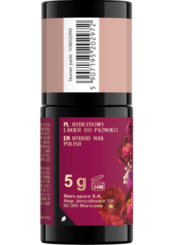 Stars OTTERNITY Hybrydowy lakier do paznokci 02 Lolitta Otternita, 5g