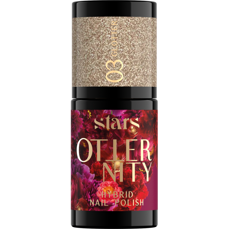 Stars OTTERNITY Hybrydowy lakier do paznokci 03 Glotter, 5g
