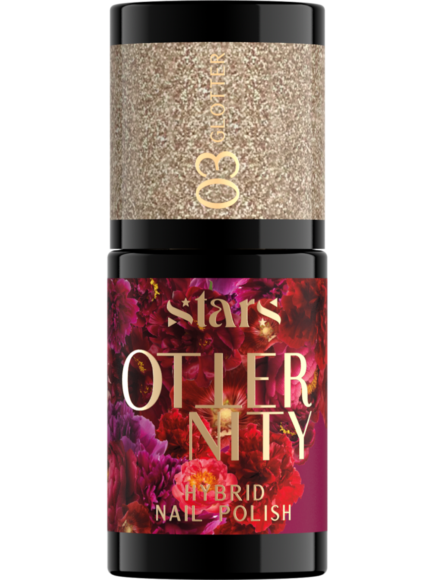 Stars OTTERNITY Hybrydowy lakier do paznokci 03 Glotter, 5g