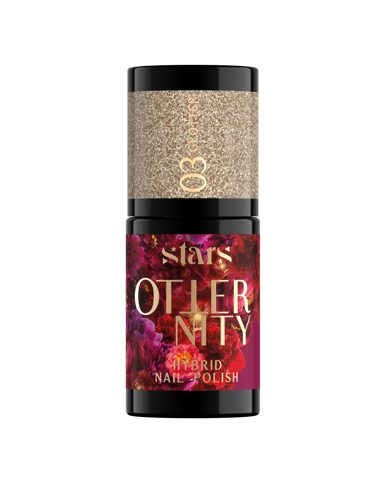 Stars OTTERNITY Hybrydowy lakier do paznokci 03 Glotter, 5g