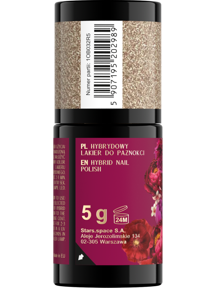 Stars OTTERNITY Hybrydowy lakier do paznokci 03 Glotter, 5g