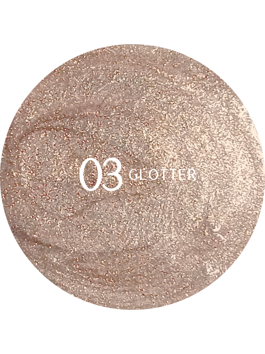 Stars OTTERNITY Hybrydowy lakier do paznokci 03 Glotter, 5g