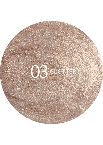 Stars OTTERNITY Hybrydowy lakier do paznokci 03 Glotter, 5g