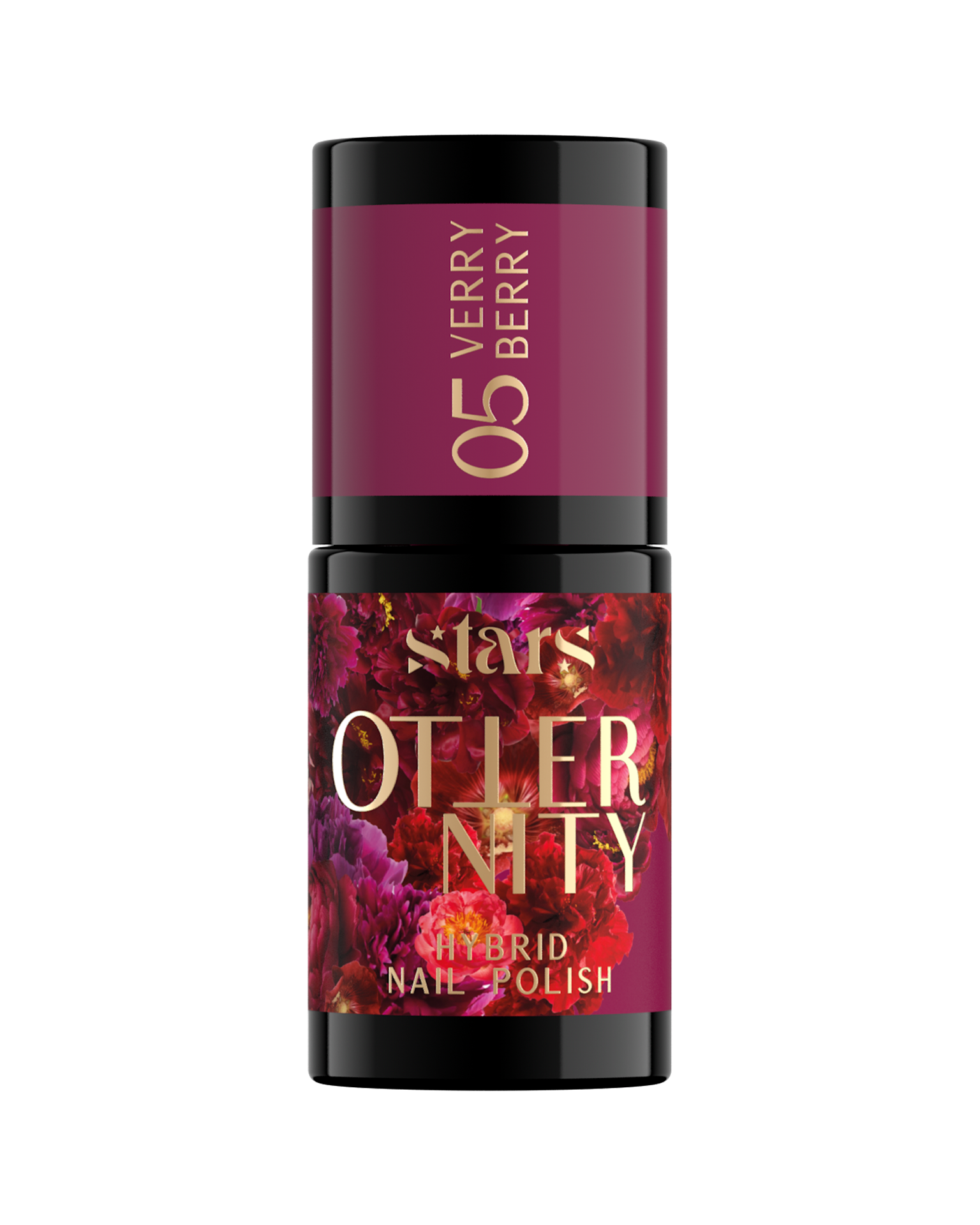 Stars OTTERNITY Hybrydowy lakier do paznokci 05 Verry Berry, 5g
