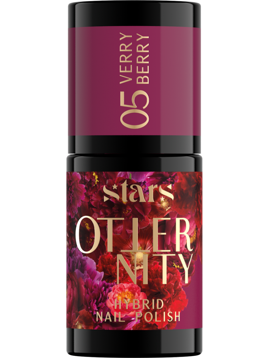 Stars OTTERNITY Hybrydowy lakier do paznokci 05 Verry Berry, 5g