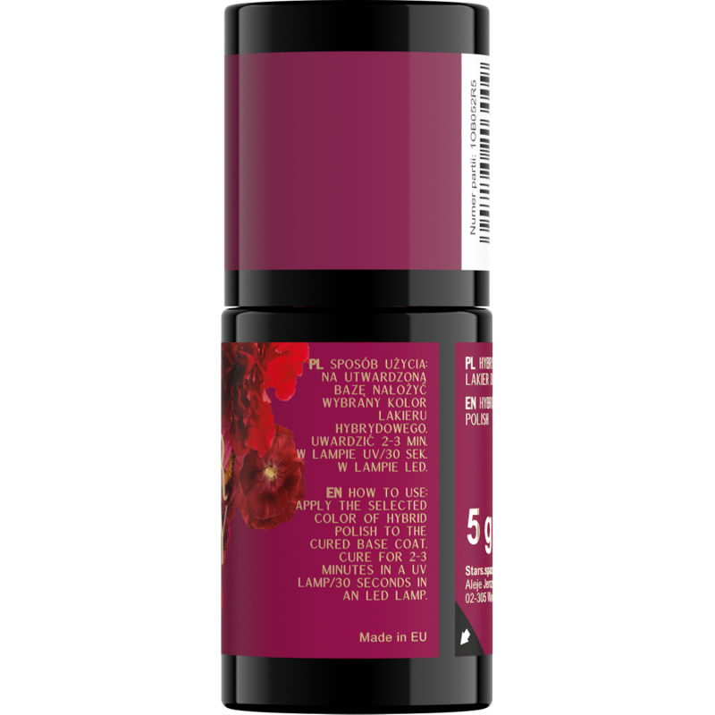 Stars OTTERNITY Hybrydowy lakier do paznokci 05 Verry Berry, 5g