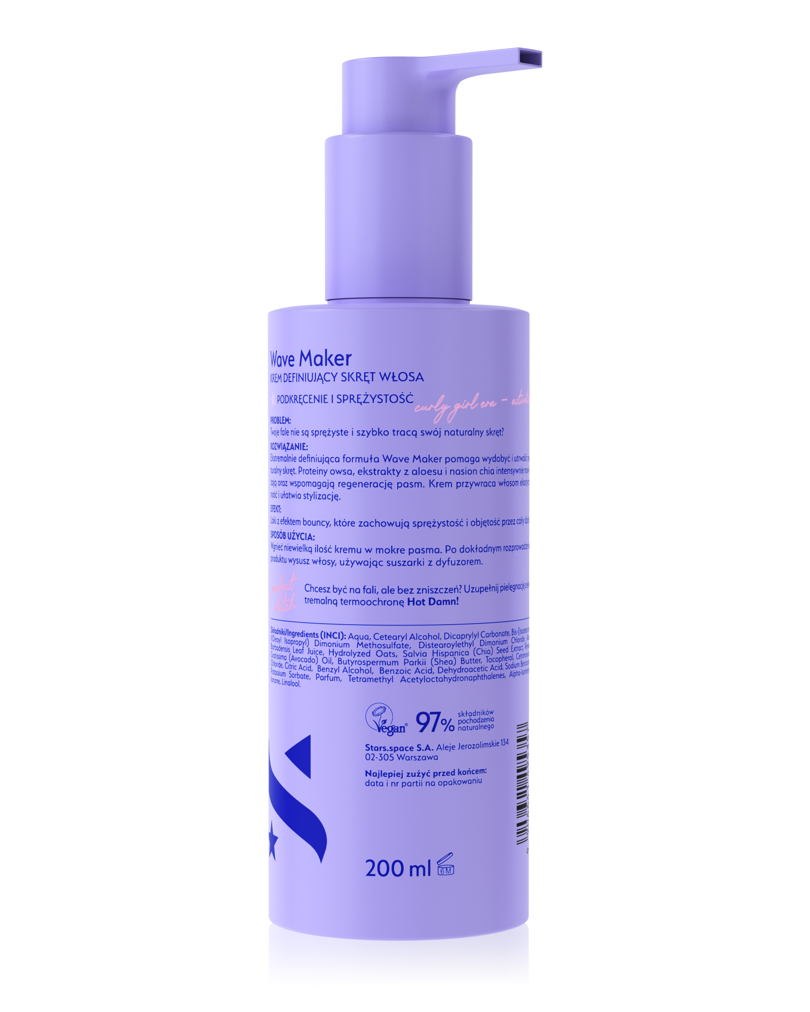 Krem definiujący skręt włosa Wave Maker 200 ml