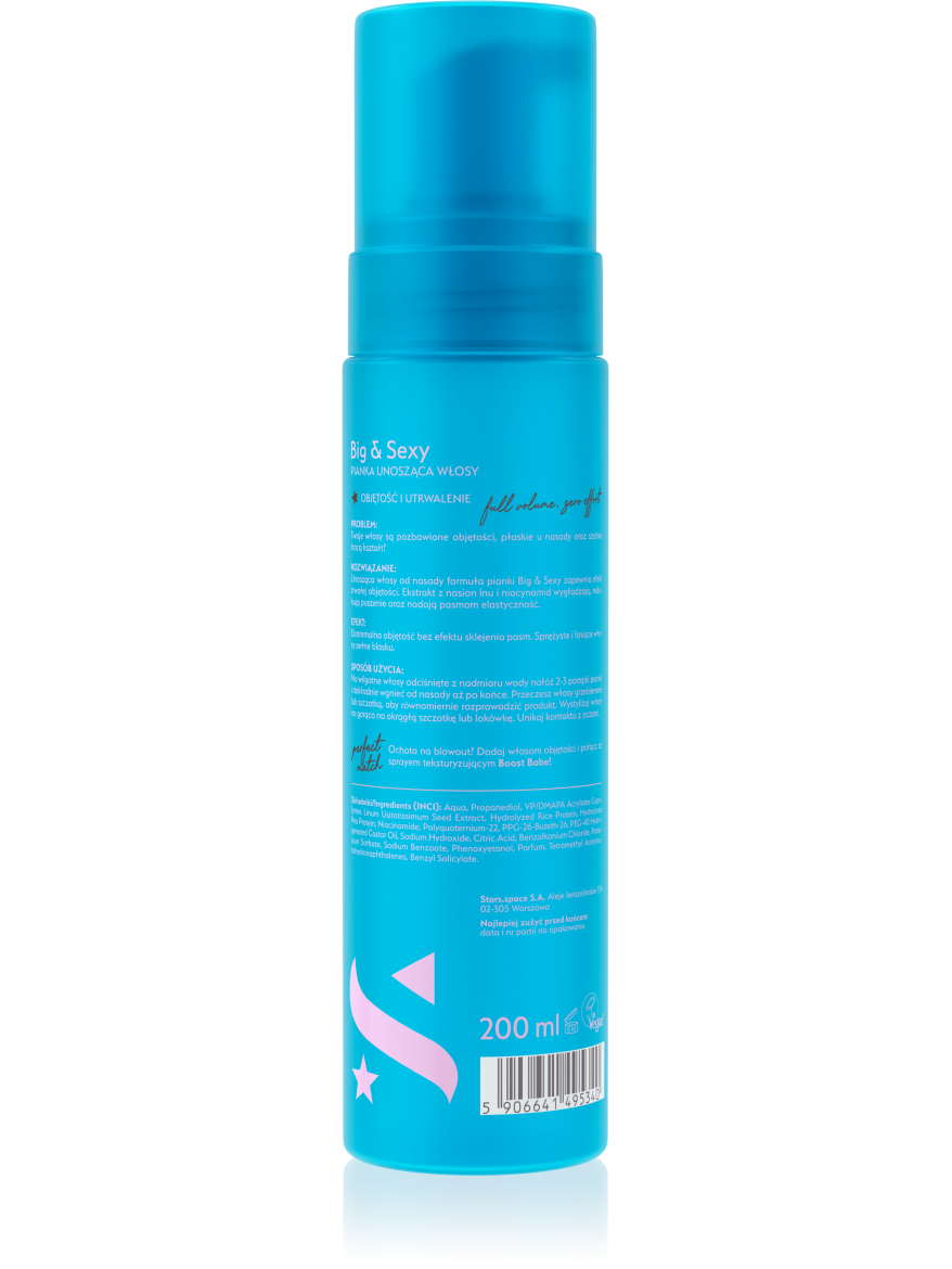 Pianka unosząca włosy Big&Sexy 200 ml