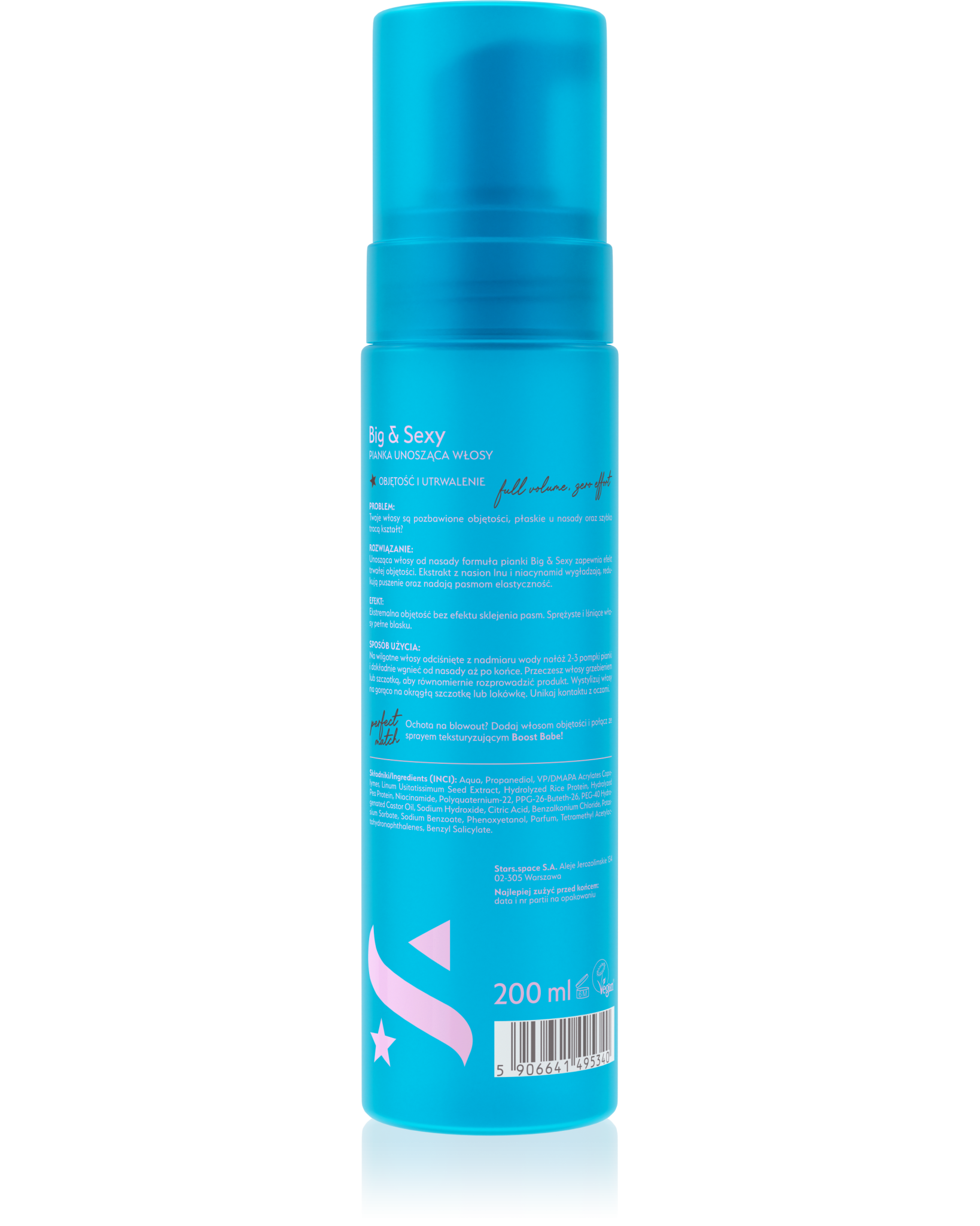 Pianka unosząca włosy Big&Sexy 200 ml