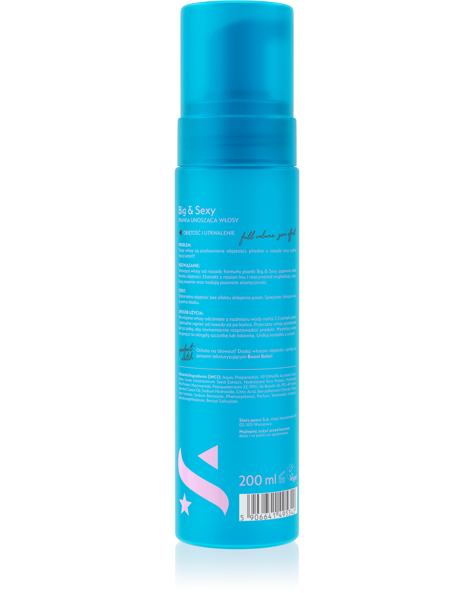 Pianka unosząca włosy Big&Sexy 200 ml