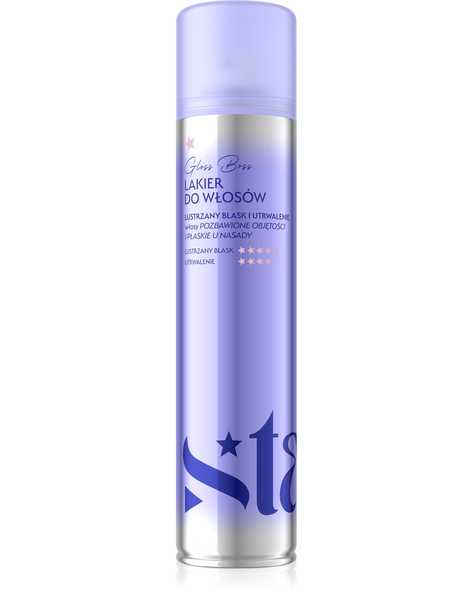 Stars Lakier do włosów z efektem super glossy GLOSS BOSS 300ml