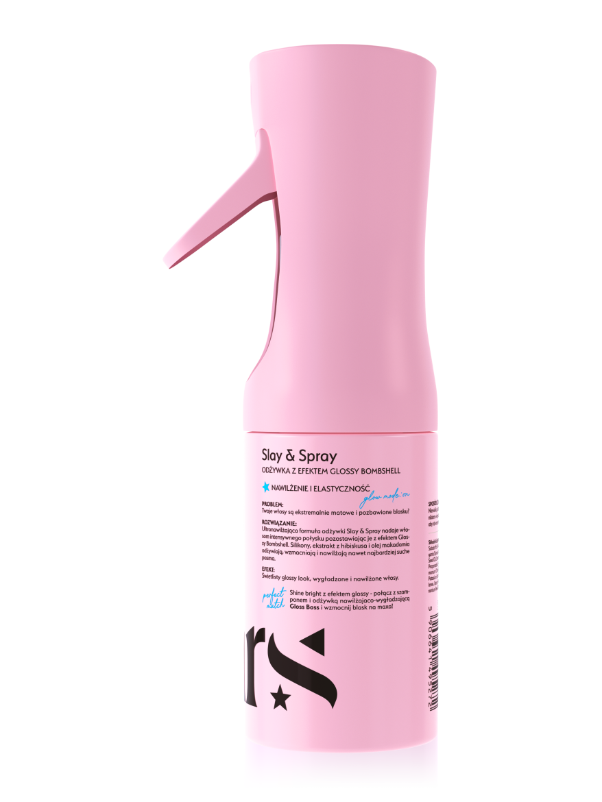 Stars Odżywka w sprayu z efektem glossy bombshell SLAY&SPRAY 150 ml