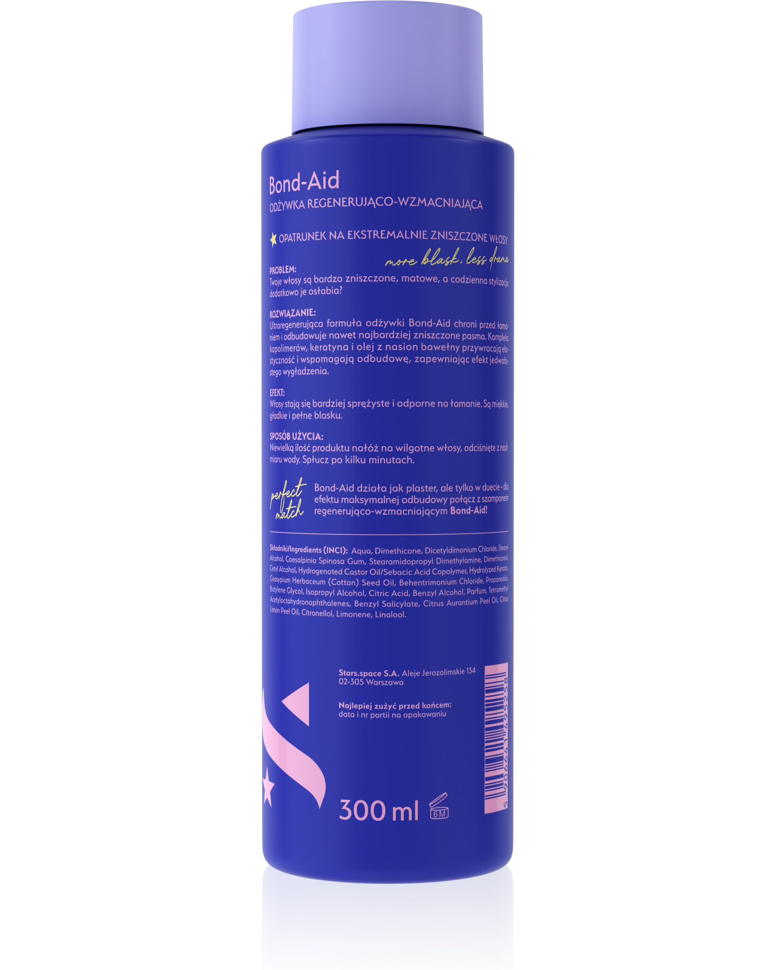 Stars Odżywka regenerująco-wzmacniająca BOND-AID 300 ml