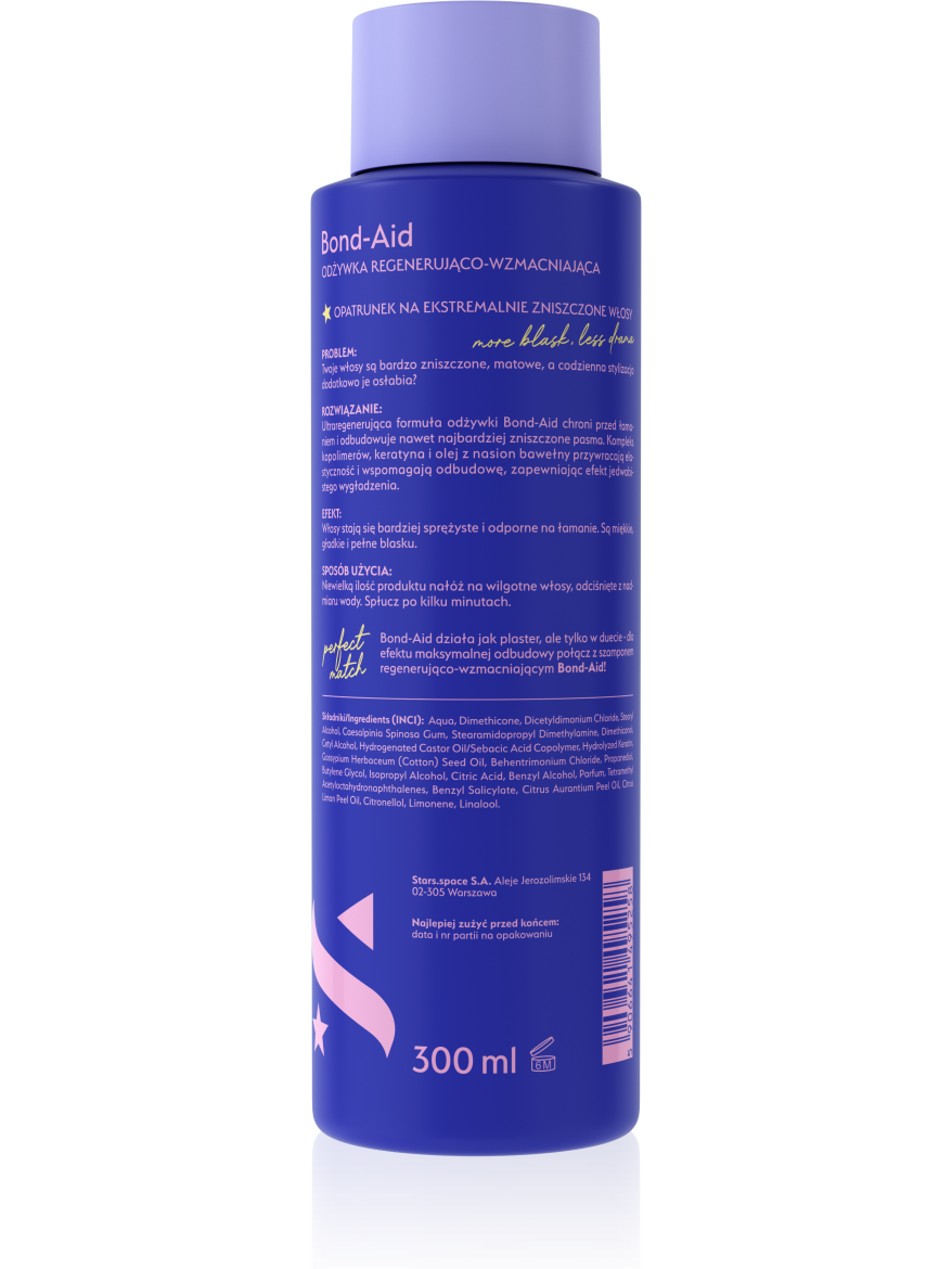 Stars Odżywka regenerująco-wzmacniająca BOND-AID 300 ml
