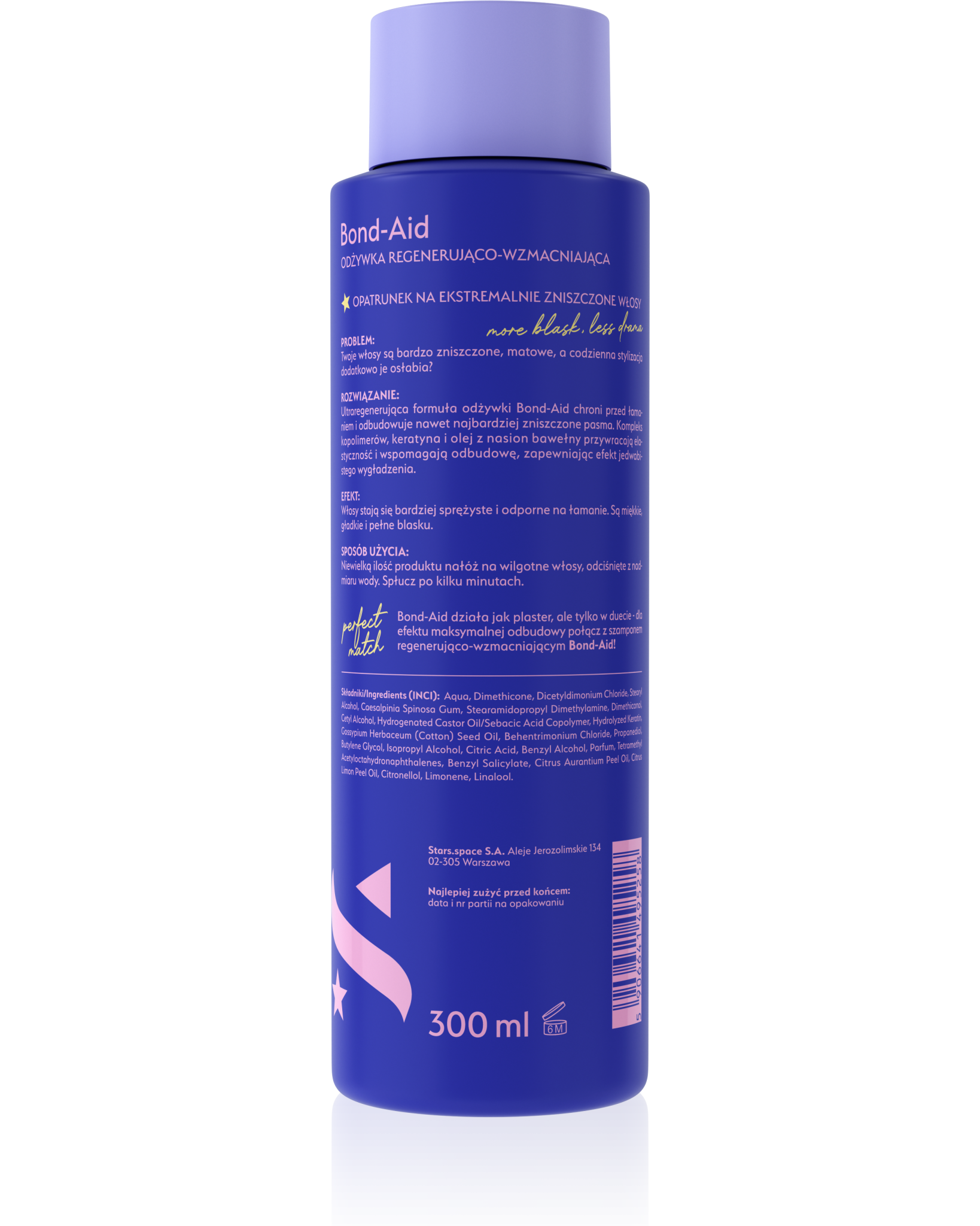 Stars Odżywka regenerująco-wzmacniająca BOND-AID 300 ml