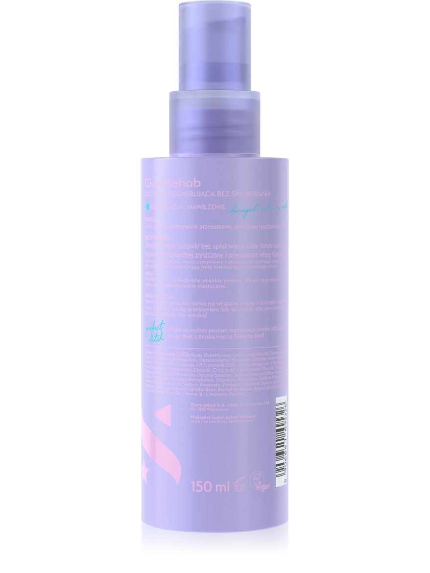 Stars Odżywka regenerująca bez spłukiwania GLOW REHAB 150ml