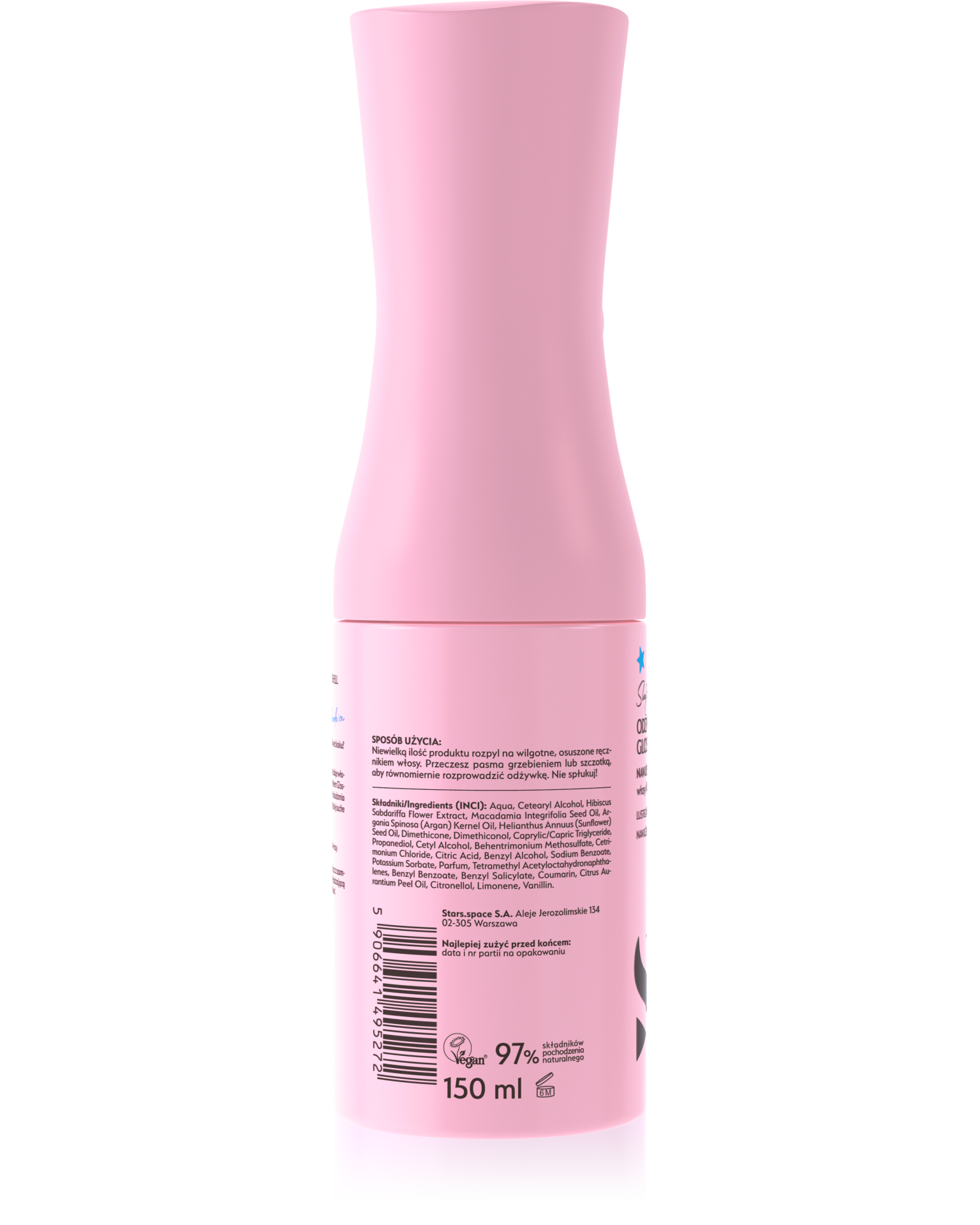 Stars Odżywka w sprayu z efektem glossy bombshell SLAY&SPRAY 150 ml