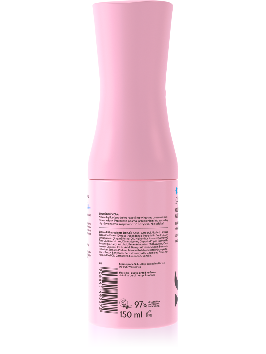 Stars Odżywka w sprayu z efektem glossy bombshell SLAY&SPRAY 150 ml
