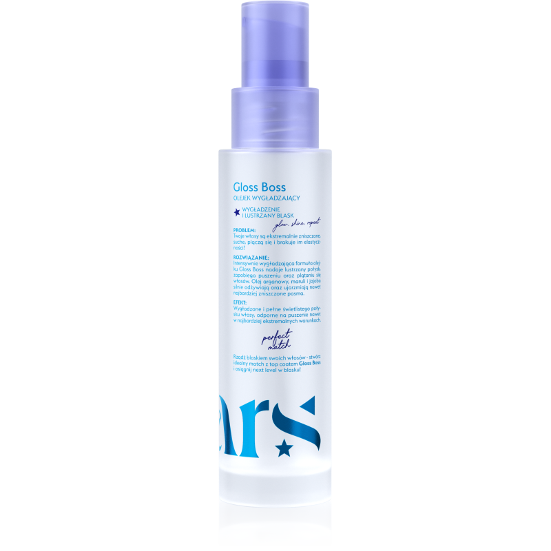 Stars Olejek wygładzający do włosów bardzo zniszczonych  GLOSS BOSS 50 ML  SZKŁO
