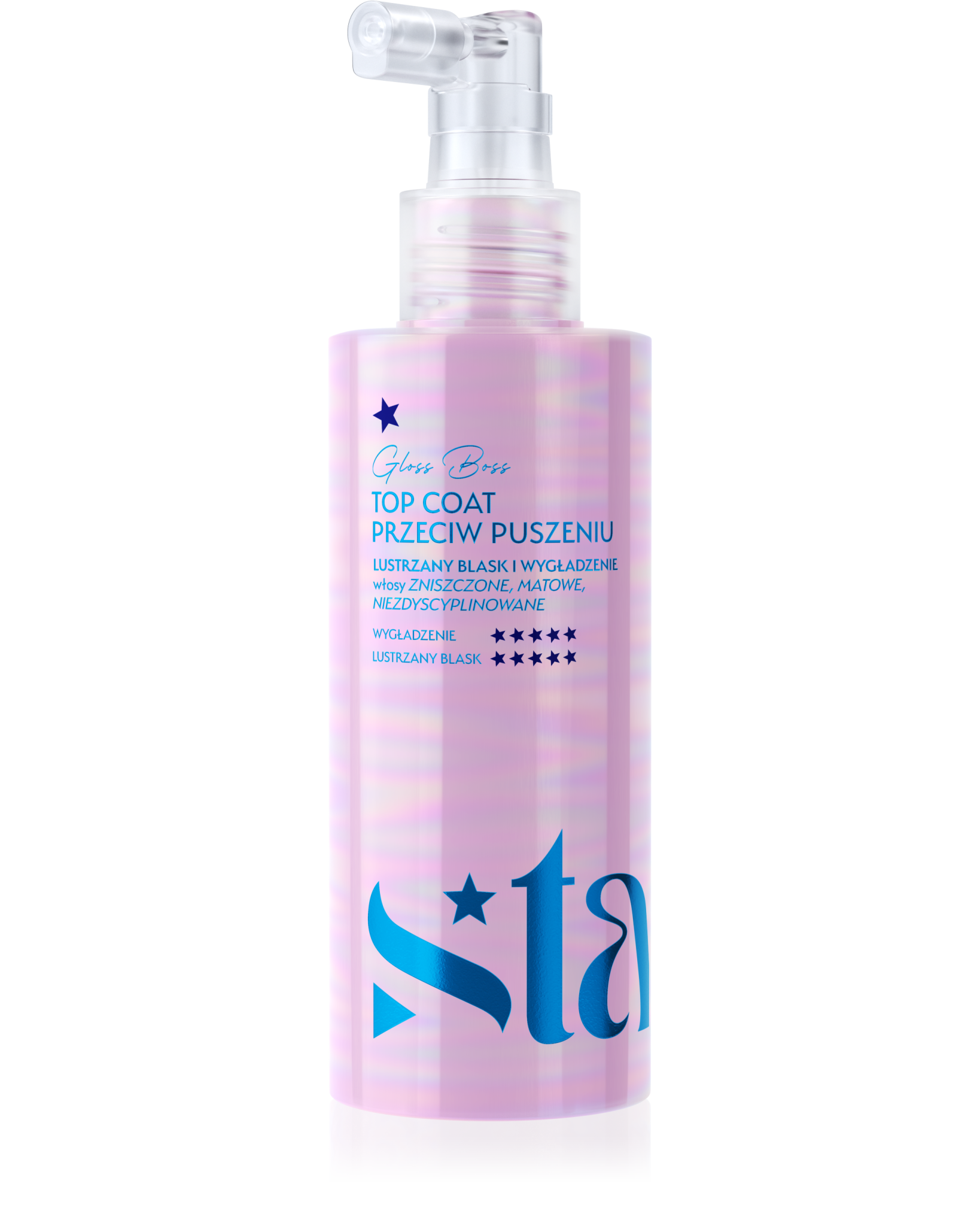 Stars Top coat przeciw puszeniu, nadający olśniewający blask GLOSS BOSS 150 ml