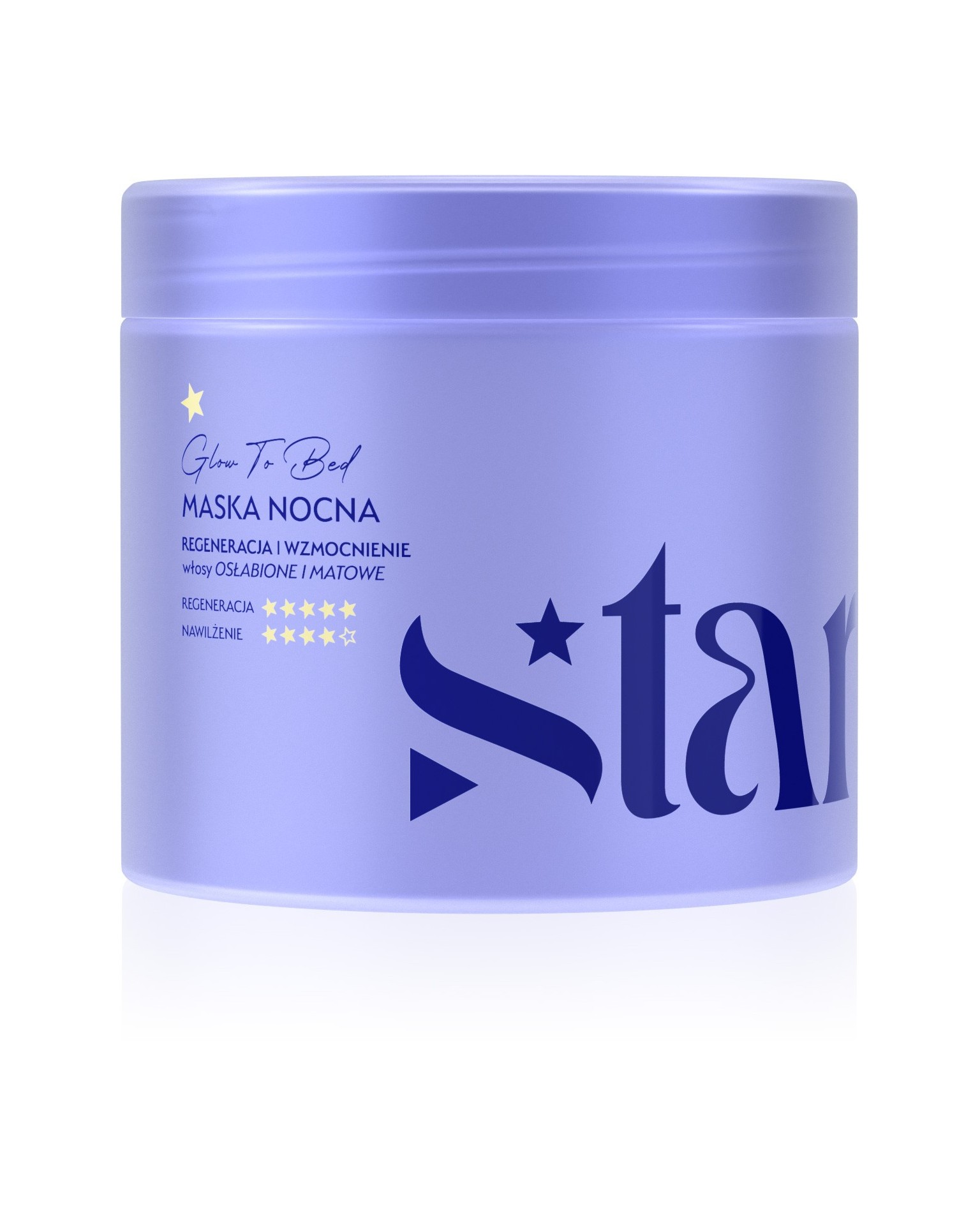 Stars Maska nocna z czepkiem GLOW TO BED 200 ml