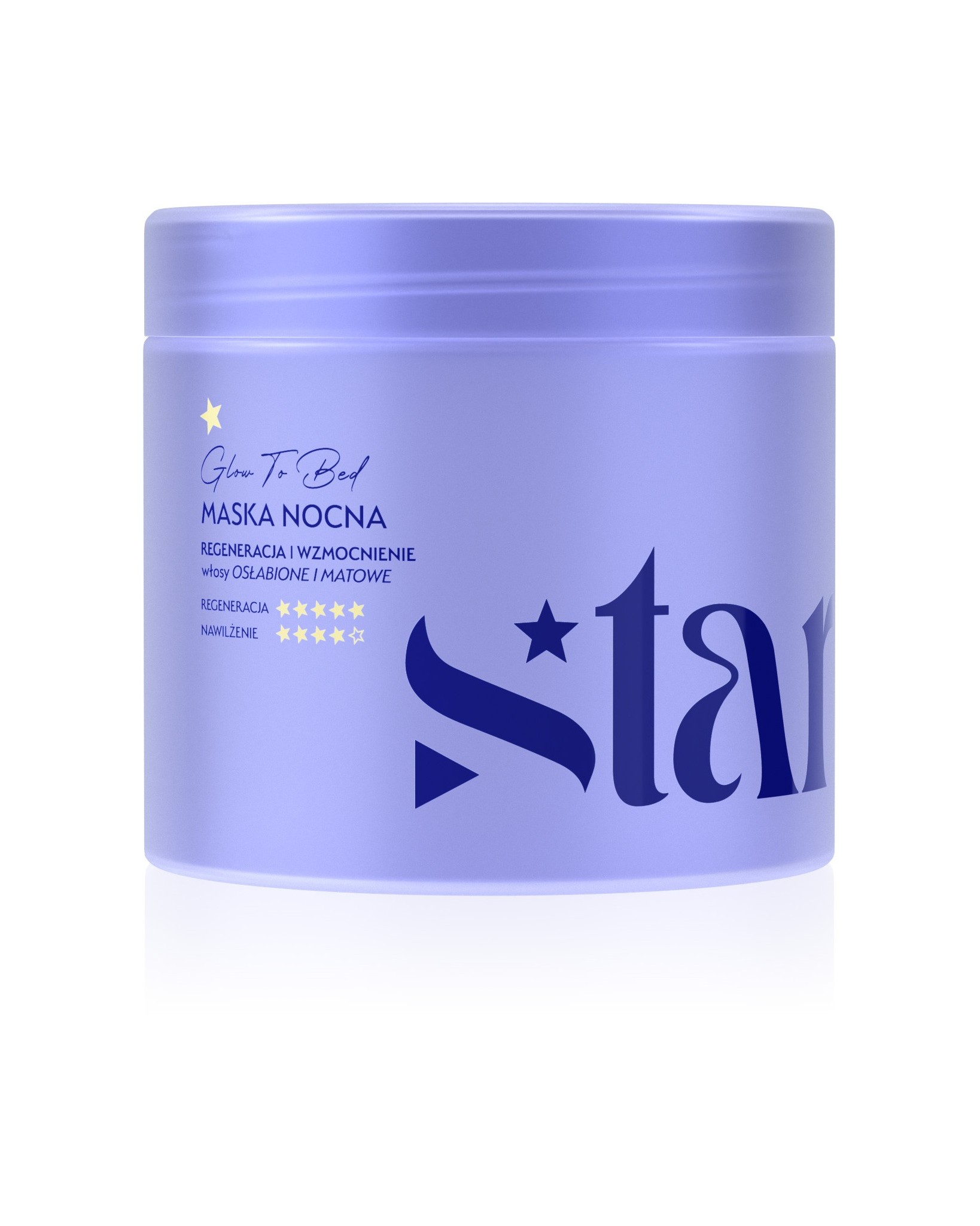 Stars Maska nocna z czepkiem GLOW TO BED 200 ml
