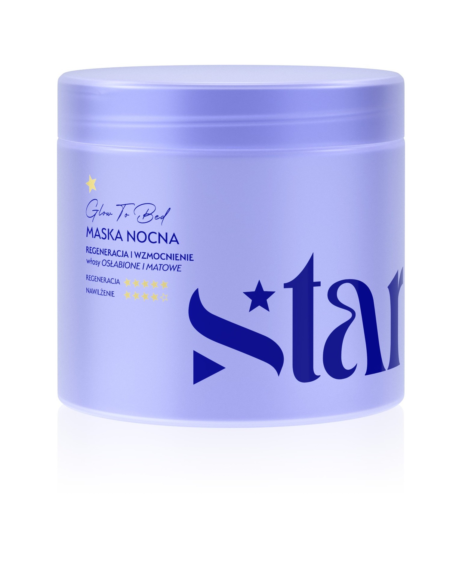 Stars Maska nocna z czepkiem GLOW TO BED 200 ml