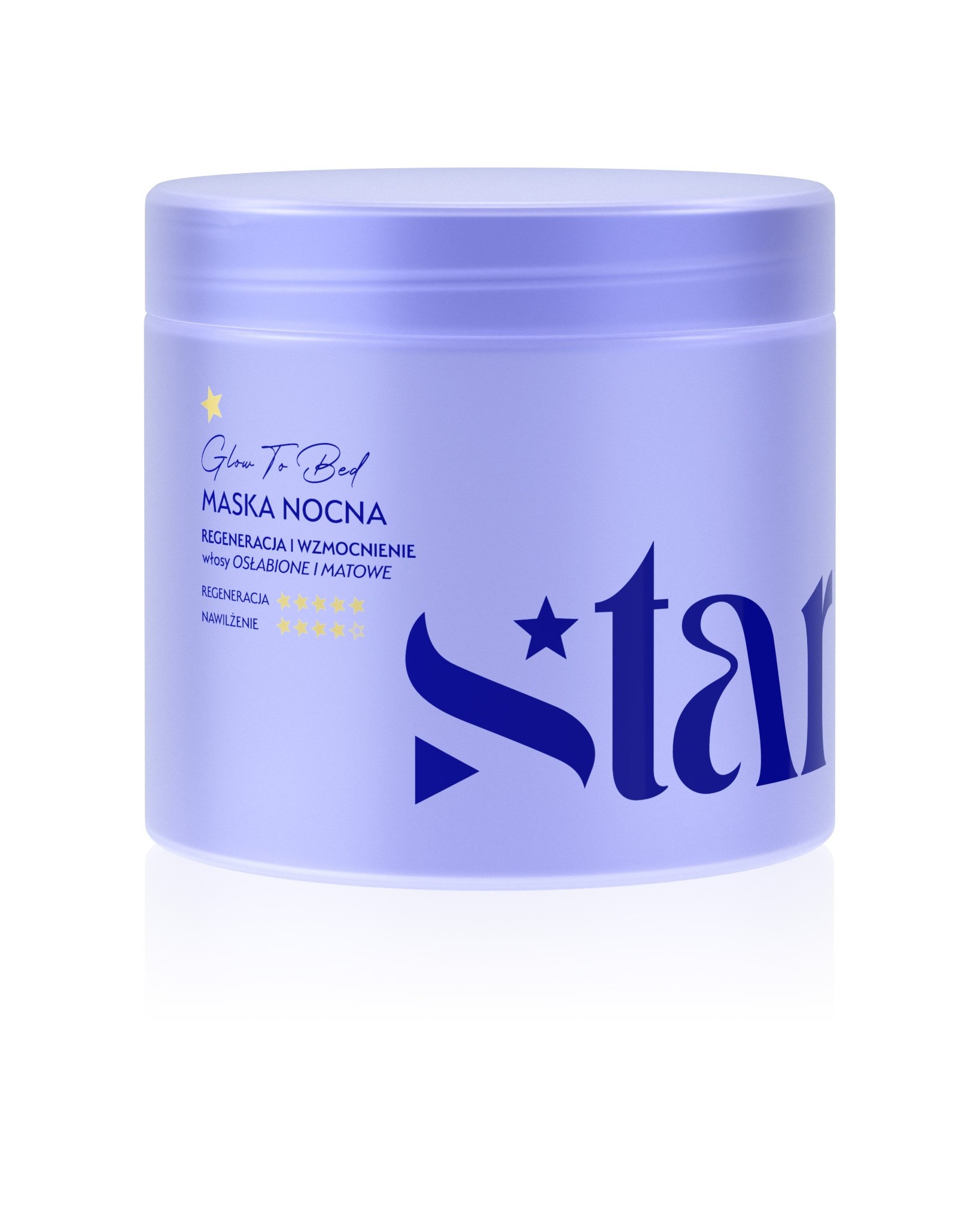 Stars Maska nocna z czepkiem GLOW TO BED 200 ml