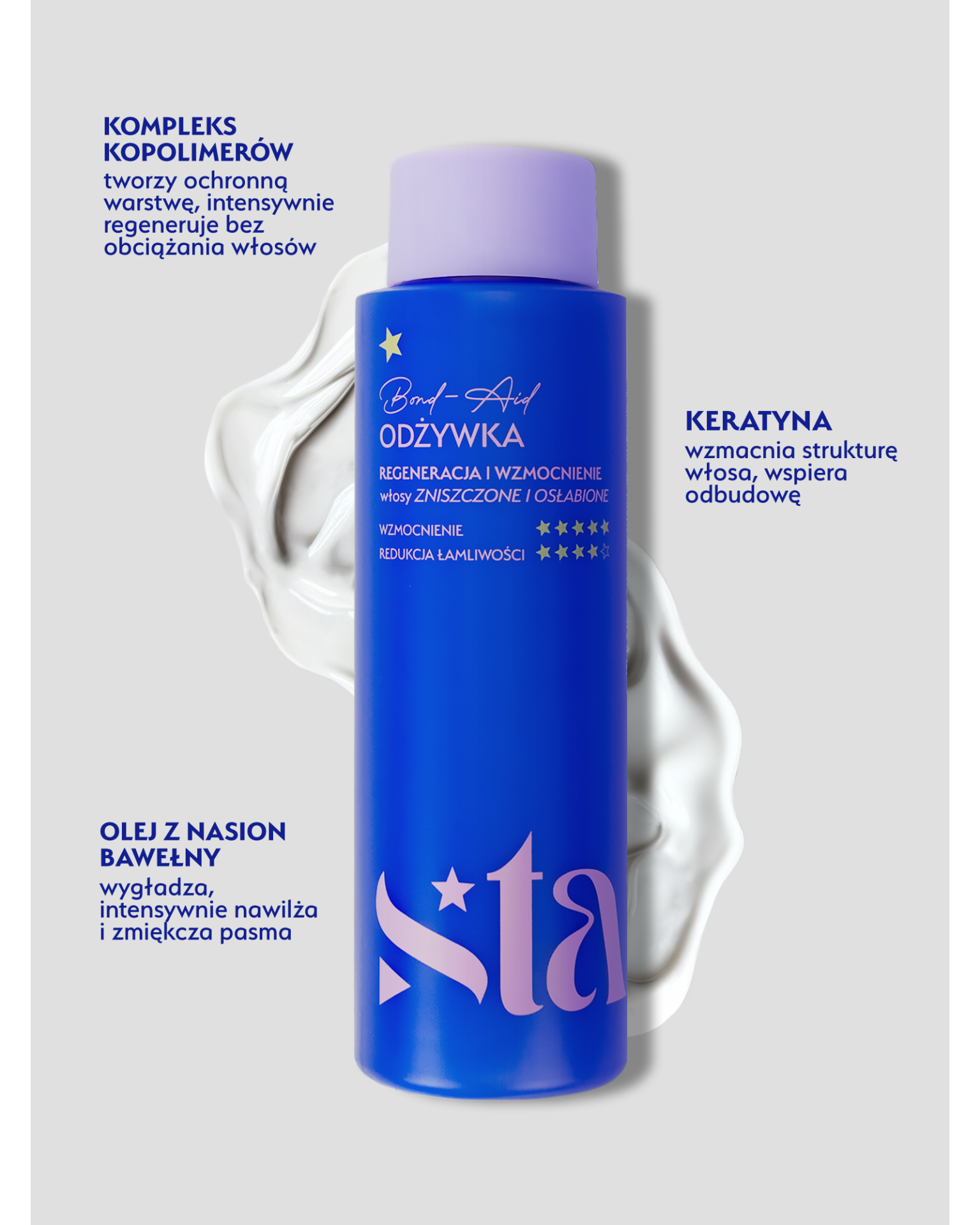 Stars Odżywka regenerująco-wzmacniająca BOND-AID 300 ml