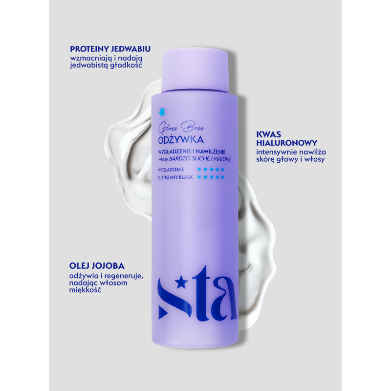 Stars  Odżywka nawilżająco-wygładzająca GLOSS BOSS 300 ml